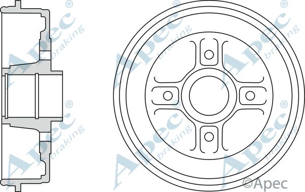 APEC BRAKING Bremžu trumulis DRM9923